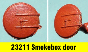 Smokebox door for N gauge 9.4mm