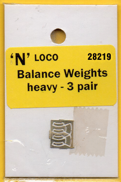 Heavy balance weight N gauge
