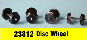 Disc wheel 7.2mm diameter n gauge OO9