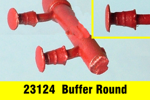 GCR round buffer N gauge