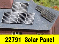 Solar panels for N gauge houses