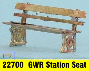 GWR Station Bench N gauge