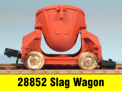 steel works slag wagon n gauge