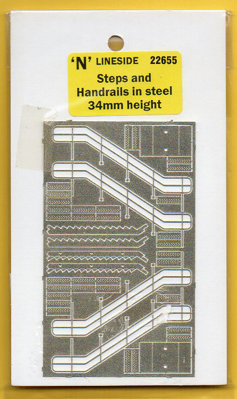 Steel Access Steps for an embankment N gauge